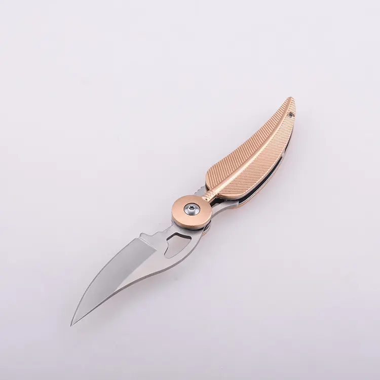 OEM Folding Pocket Knife 4Cr13 Blade Aluminum Handle SR-077A