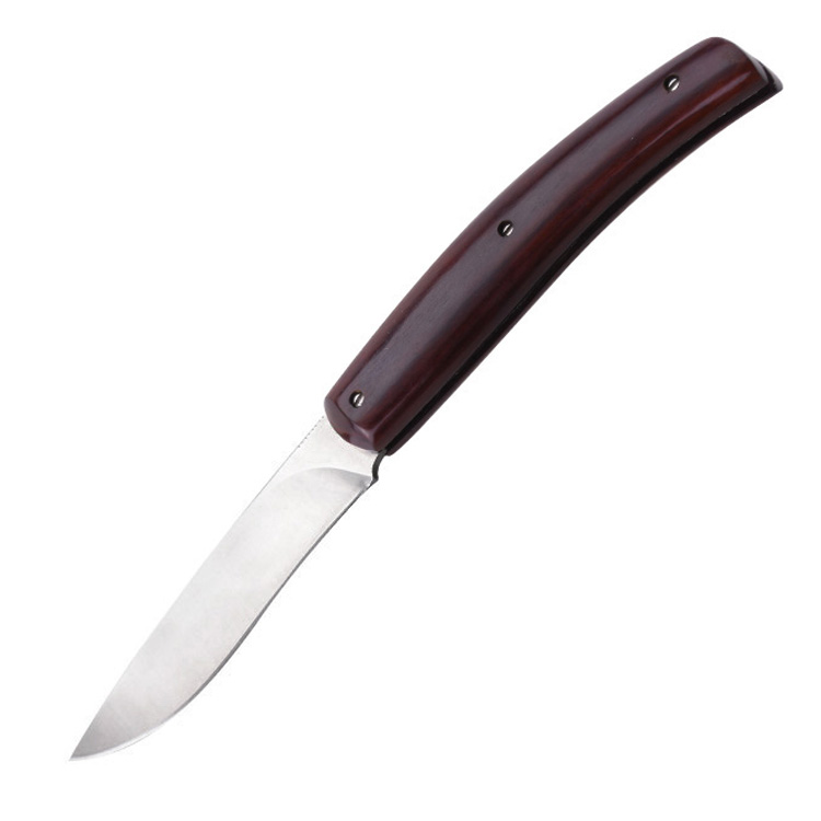 Складной карманный нож OEM 7Cr13MoV Лезвие из палисандра Ручка GC-1756RW