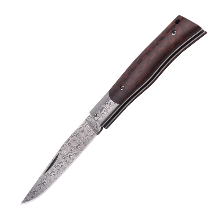 Складной карманный нож OEM 7Cr13MoV Лезвие Snakewood Ручка GC-1710NW
