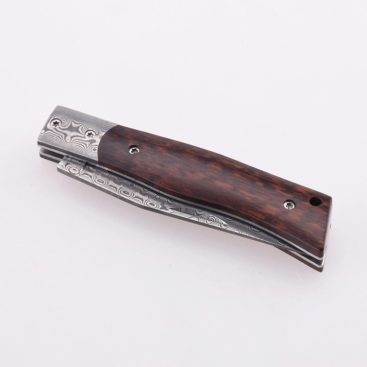 OEM Folding Pocket Knife 7Cr13MoV Blade Snakewood Handle GC-1710NW