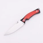 Coltello a lama fissa con lama D2 OEM Maniglia G10 rosso vino DJ-2501P