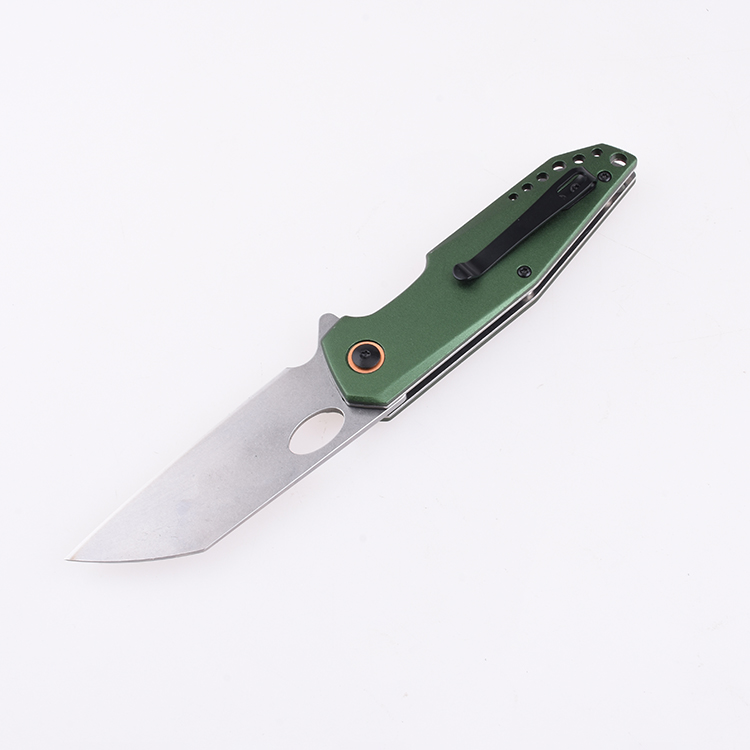 OEM Folding Pocket Knife 3Cr13 Blade Anodized aluminum Handle XW-1009 03