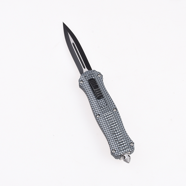 OEM OTF pocket knife 3Cr13 blade zinc alloy handle ZC-OTF005 08