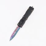 OEM OTF Pocket Knife 3Cr13 Blade Aluminum Handle ZC-OTF002T 09