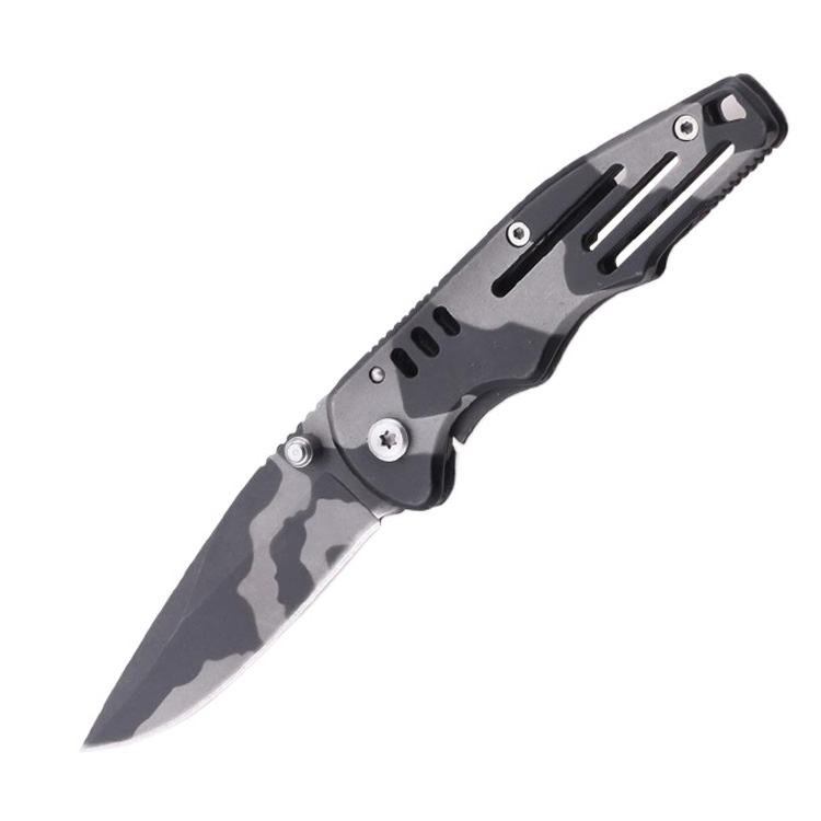 Coltello tascabile pieghevole OEM 3Cr13 lama Manico in alluminio anodizzato XW-1011