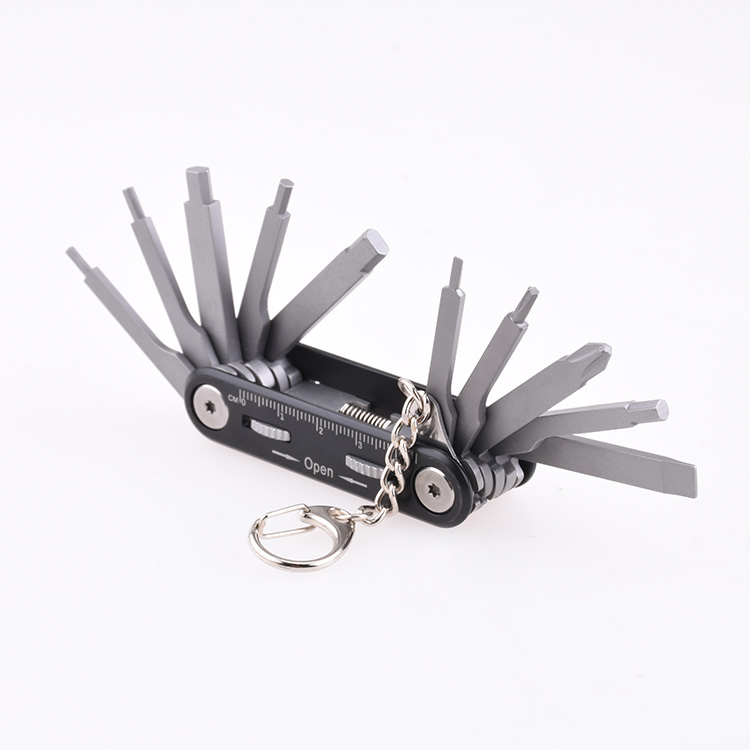 OEM bike repair tools multi-purposes stainless steel EDC JQ-0001 05