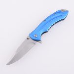 OEM EDC pocket folding knife blade 3Cr13 handle anodized aluminum MC-SK-8