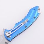 OEM EDC pocket folding knife blade 3Cr13 handle anodized aluminum MC-SK-8