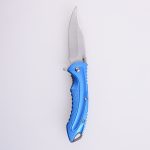 OEM EDC pocket folding knife blade 3Cr13 handle anodized aluminum MC-SK-8