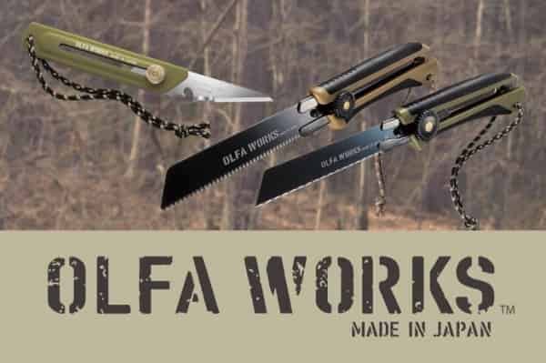 Überall in Japan hergestellte Qualität! Full-Zunge-Full-Scale-Messer „Olfa Works“ , Shieldon