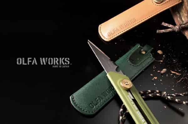 Quality made in Japan everywhere! Full tongue full-scale knife &#8220;Olfa Works&#8221;, Shieldon