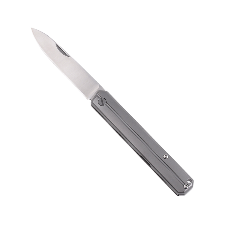 OEM EDC titanium menangani 9Cr pisau stok grosir tidak ada kunci pisau EDC GL-22367
