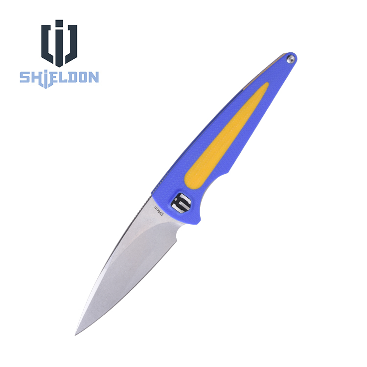 Нож Shieldon EDC, MT01A Colibri, клинок 154CM, рукоять G10, замок nested liner, дизайн Макса Ткачука (Украина)