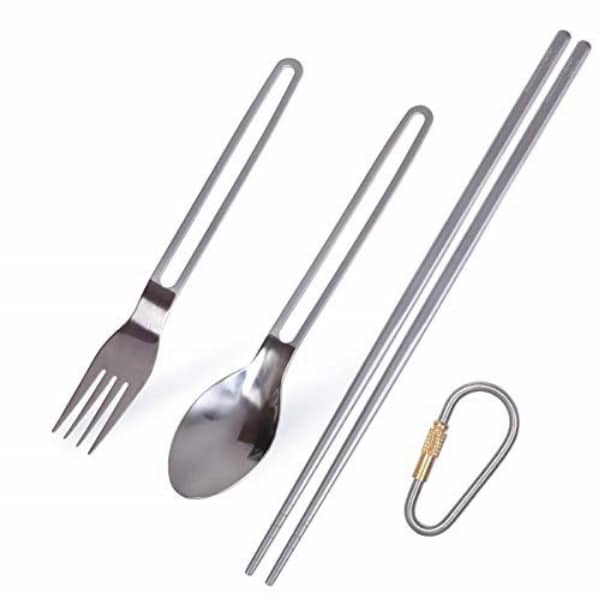 [Titanium cutlery set] Great for camping and mountaineering! Introducing 9 recommended cutlery sets!, Shieldon