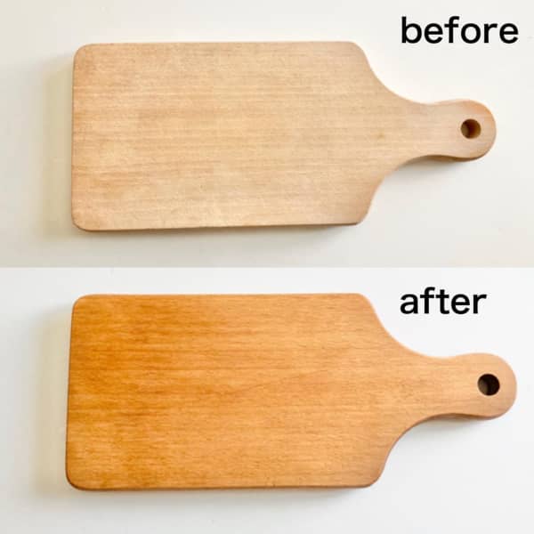 Remake the cutting board! How to dye coffee / tea &#038; how to custom wooden tableware last longer, Shieldon