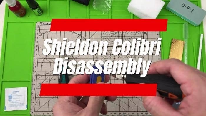 Procédure complète du démontage à l'assemblage du couteau Colibri par Shieldon , Shieldon