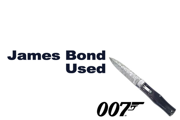 Knives that James Bond Used in the Movie, Shieldon