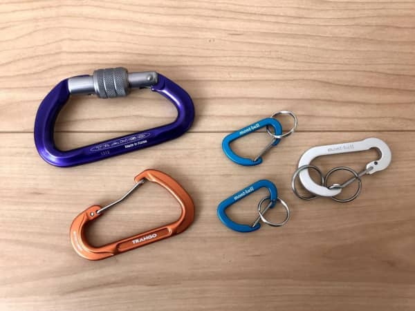 Carabiner Size Comparison