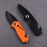 OEM Folding knives clip point blade belt cutter glass breaker outdoor survival use JLD-801(O)