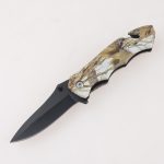 OEM folding knives 3D printing cladding handle handle black blade wire cutter inlayed FR-0504