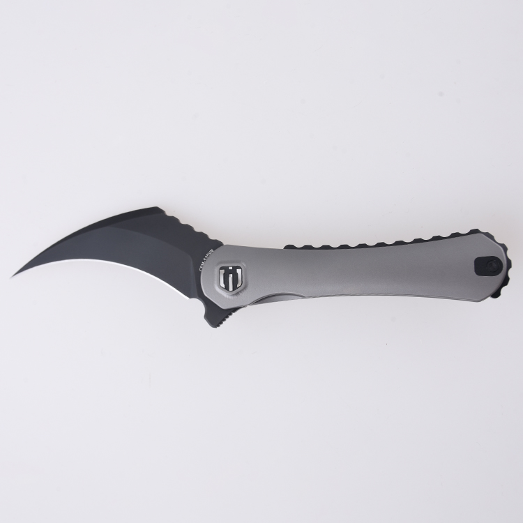 DC01B Shieldon Scythe CPM-S35VN 6AL4V Titanium s08