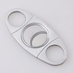 Cigar cutter 420J2 blade steel satin handle spot stock XJ-1011 s02