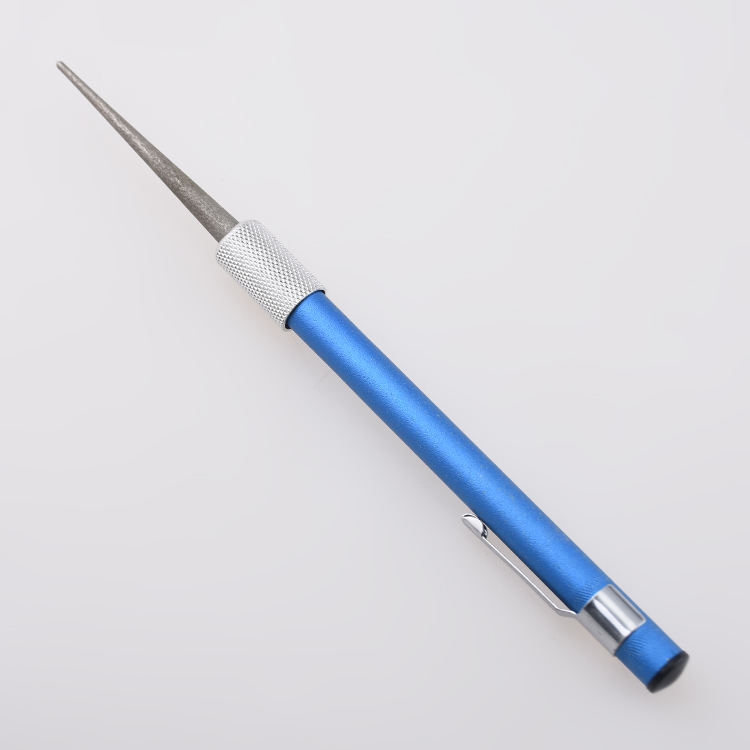Taille-crayon poignée en aluminium forme de stylo TS-3495 s04