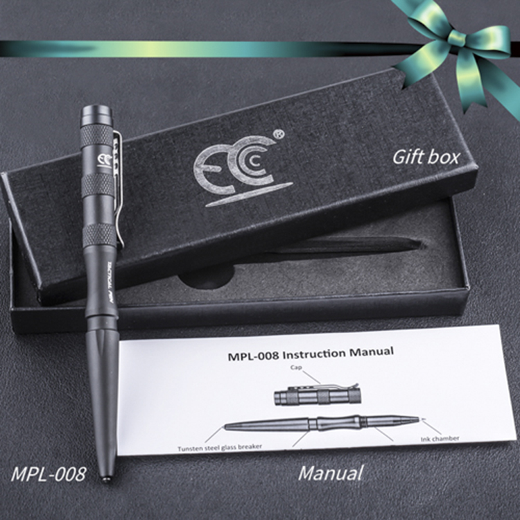 Ferramenta caneta tática alumínio anodizado MG-MPL-008 s26