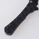 DC01H Scythe 154CM serrated black rock pattern PEI s06