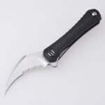 DC01N Scythe 154CM serrated stonewash carbon fiber s02