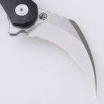 DC01N Scythe 154CM serrated stonewash carbon fiber s08