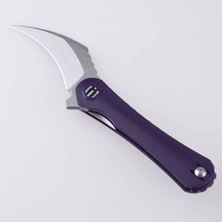 DC01O Scythe 154CM stonewash purple G10 unisex s01