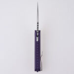 DC01O Scythe 154CM stonewash purple G10 unisex s06