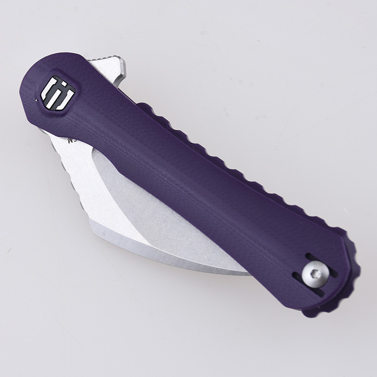 DC01O Scythe 154CM stonewash purple G10 unisex s10