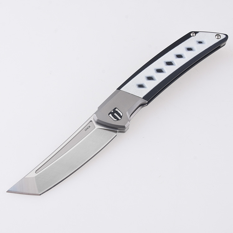 JJ01A Shieldon Kitsune 154CM titanium G10 handle s02