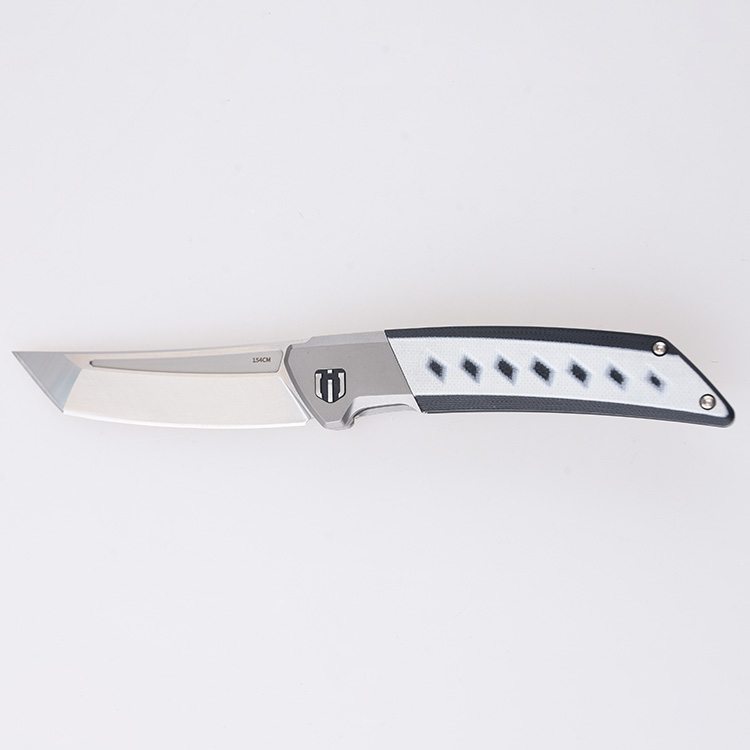 JJ01A Shieldon Kitsune 154CM titanium G10 handle s08