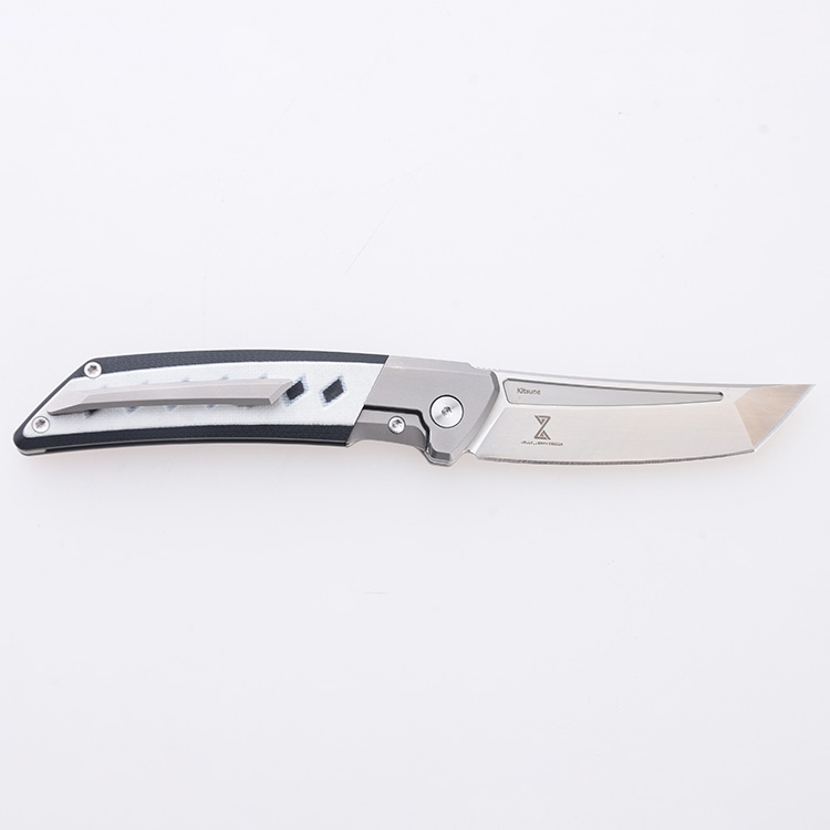 JJ01A Shieldon Kitsune 154CM titanium G10 handle s09