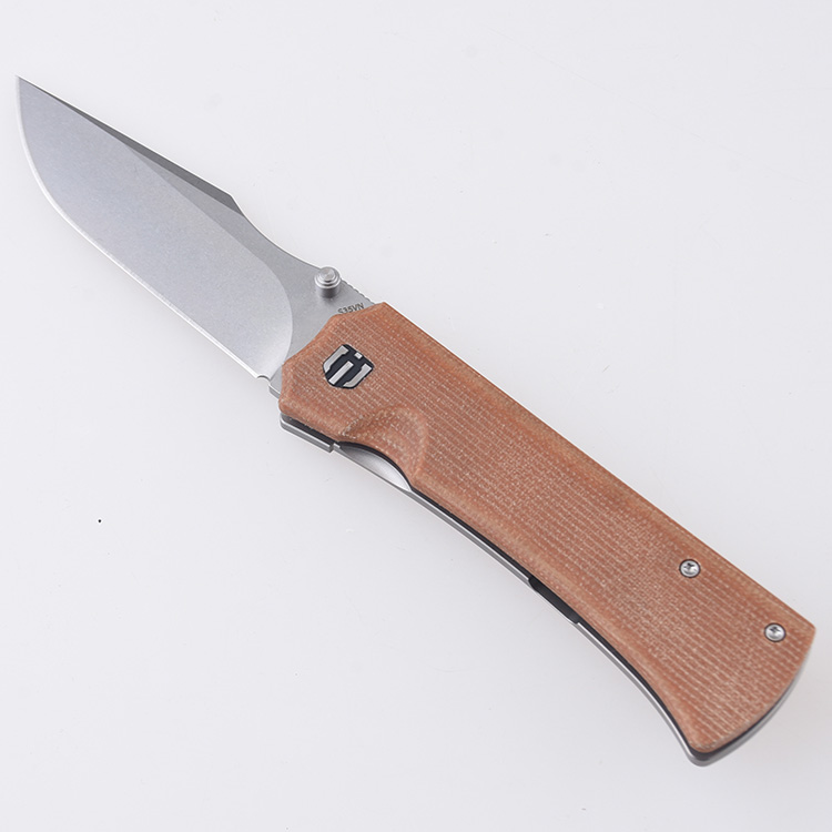 MC01A Shieldon Val S35VN Micarta titanium wave opener s01