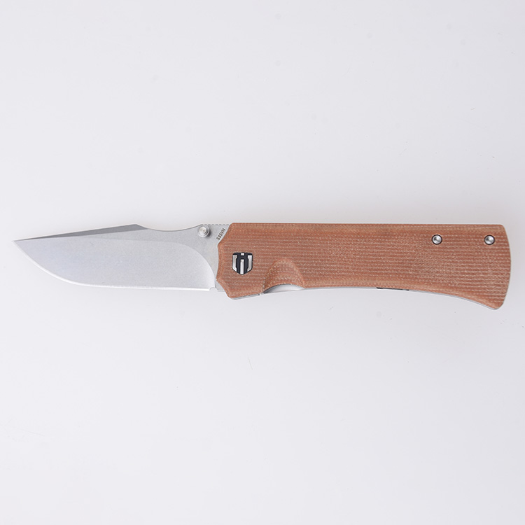 MC01A Shieldon Val S35VN Micarta titanium wave opener s07