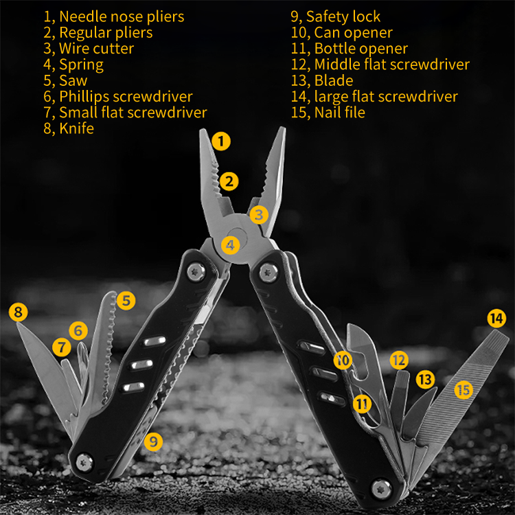 MC-PA-31 Multi-pliers 15-in-1 stock wholesale s11