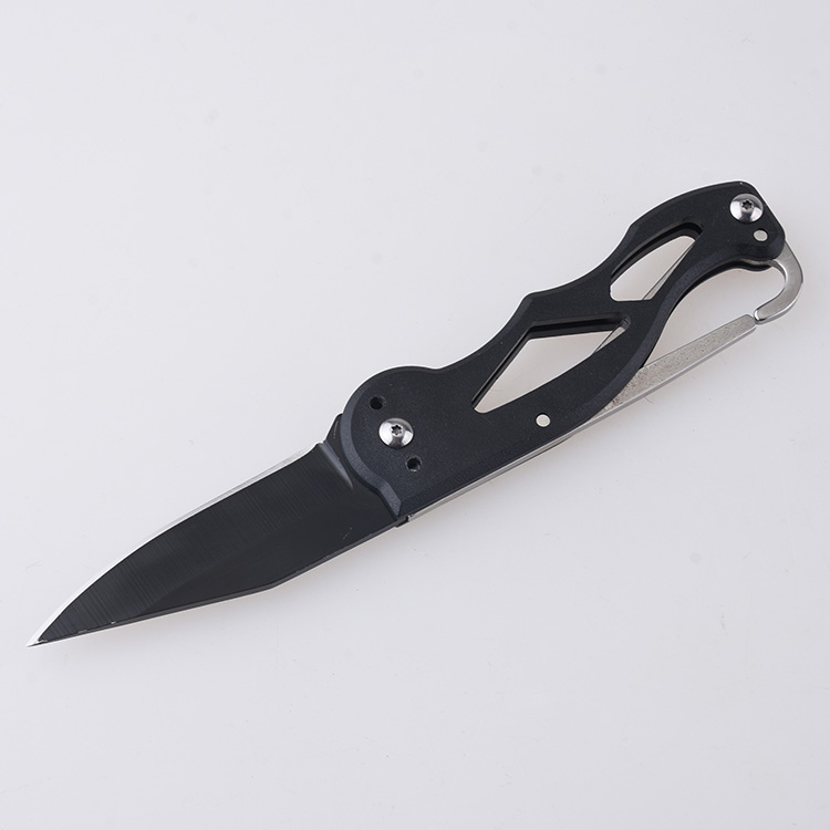 XH-2502 folding knife low price carabiner tool light size s02