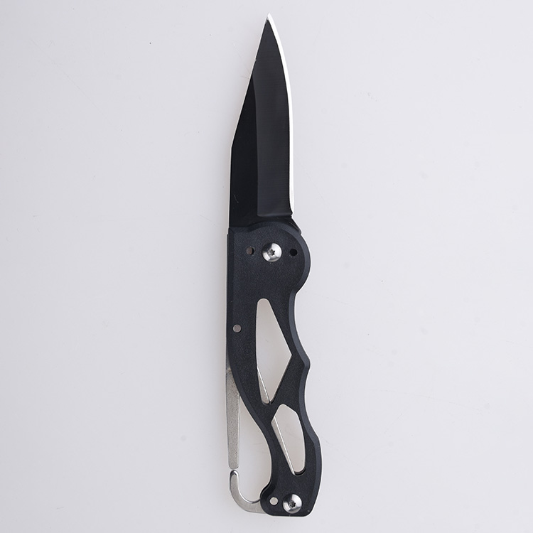 XH-2502 folding knife low price carabiner tool light size s07