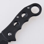 XH-2503 folding knife hawkbill karambit style blade ring s04