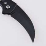 XH-2503 folding knife hawkbill karambit style blade ring s05