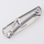 XH-2504 folding knife carabiner spring stainless steel handle s08