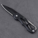 XH-2505 folding knife carabiner spring black light weight s10