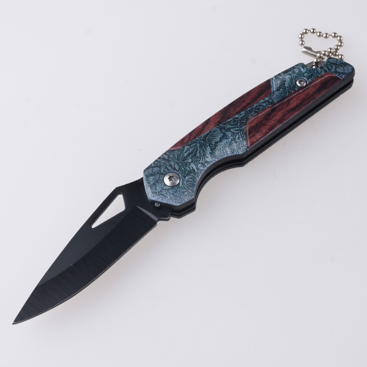 HU-2508 folding knife 3D printing low price blister card package s03