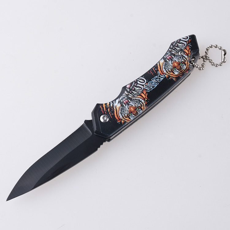 HU-2509 folding knife 3D printing low price blister card package s04