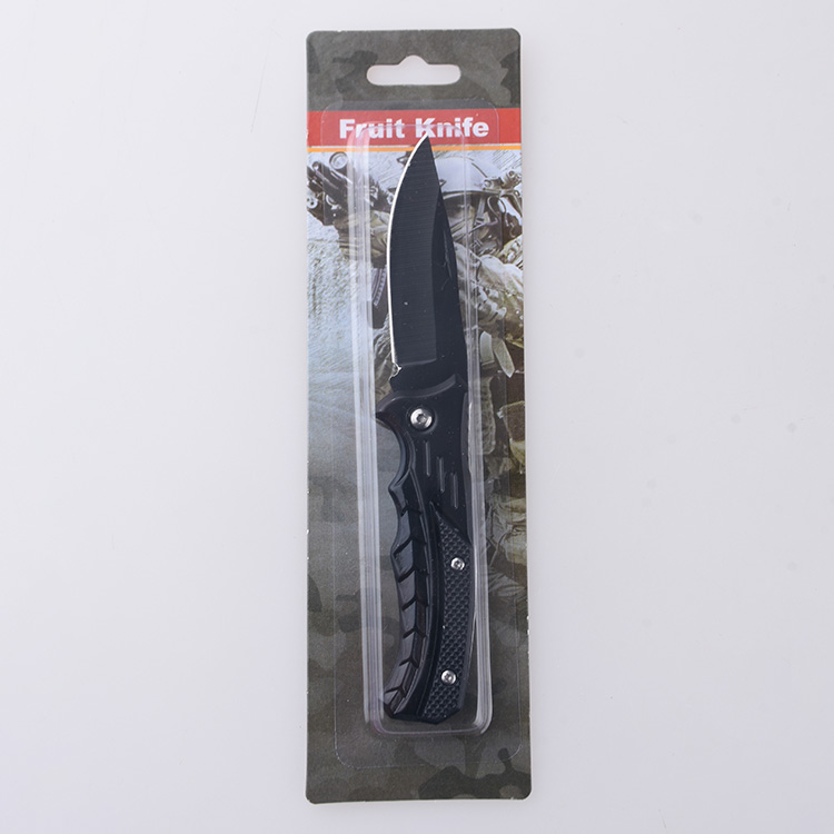 HU-2510 folding knife 3D printing low price blister card package s01