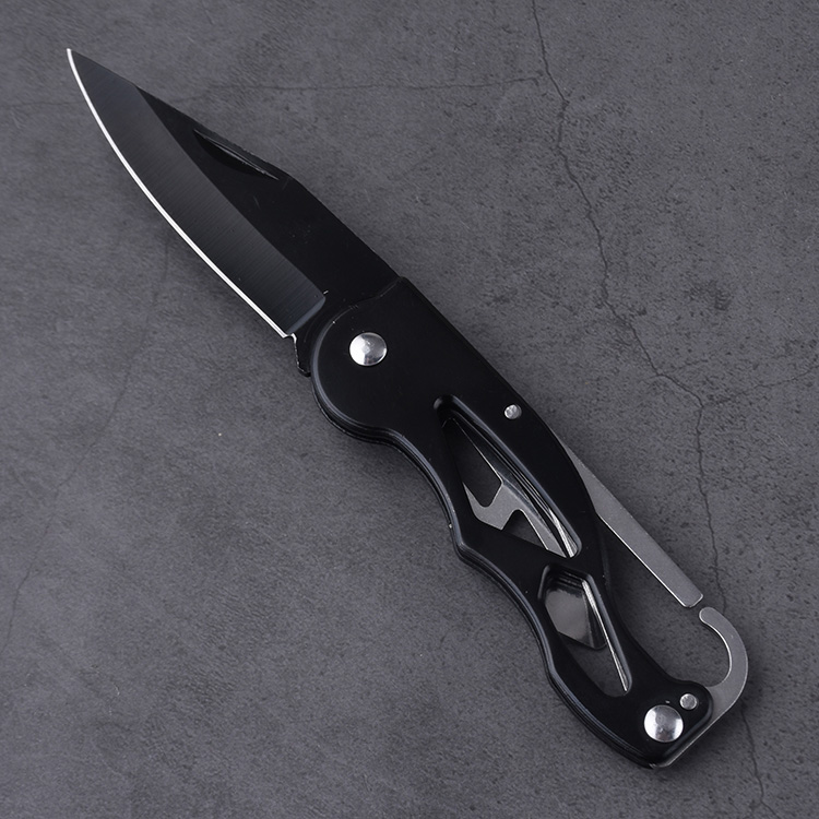 HU-2512 folding knife stainless steel carabiner wholesale s02